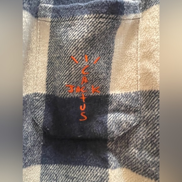 travis Scott cactus Jack flannel - Picture 3 of 3